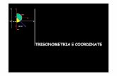 TRIGONOMETRIA E COORDINATE - E... · PDF fileIndice Angoli e sistemi di misura angolare Funzioni trigonometriche Risoluzione dei triangoli rettangoli Risoluzione dei poligoni Risoluzione
