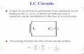 LC Circuits - University of Southern Californiatbrun/Course/lecture23.pdf · LC Circuits A type of circuit that is well-known from classical circuit theory is the LC circuit, in which