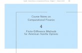 Course Notes on Computational Financeseydel/cfcoursenotes4beam.pdf · Seydel: Course Notes on Computational Finance, Chapter 4 ersion (V 2015) 402 This partial diﬀerential equation