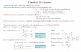 Classical Mechanics - sfgsfg.weebly.comsfgsfg.weebly.com/uploads/2/0/1/.../lecture_2_-_classical_mechanics... · Classical Mechanics. Classical Mechanics describes motion of particles.