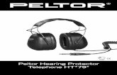 CE Peltor Hearing Protector Telephone HT*79*multimedia.3m.com/mws/media/940024O/fp3535-listen-only...1d. Helmet attachment (HT*79P3E) with attachments for visor rain guard. 2. Individually