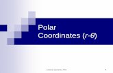 Polar Coordinates (r θ - Chulapioneer.netserv.chula.ac.th/~anopdana/211/24rtheta.pdfVelocity 3. Polar Coordinates (r-θ) Time derivative of unit vectors . 2142211 Dynamics NAV 6 3.