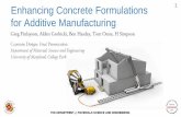 Enhancing Concrete Formulations for Additive Manufacturing · ANSYS Fluent Simulation (cont.) Discrete Phase Model (DPM) o Allows for multiple fluid and particulate phases o Fluid