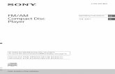 FM/AM Compact Disc KR Player - Sony · CDX-G1051U/CDX-G1050U FM/AM Compact Disc Player Operating Instructions GB KR To switch the FM/AM tuning step, see page 6. …