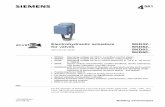 Data sheet Electrohydraulic actuators for valves · 2014-07-24 · ASC1.6 Auxiliary switch SKD6.. 1 x ASC 1.6 ASC9.3 Dual auxiliary switches ... volumetric flow 0 4 l i n l o g V
