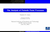 The Analysis of Periodic Point Processes - NIST · ACMD Seminar Series June 3rd, 2014 Stephen Casey The Analysis of Periodic Point Processes. Motivation: Signal and Image Signatures