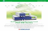P L Z - 4W S E R I E S - Minipa | Minipa do Brasil · P L Z - 4W S E R I E S Multifunctional Electronic Load PLZ-4W Series Four different power ratings ... oscilloscope to this terminal