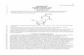 (GEMCITABINE HCl) FOR INJECTION - Food and Drug · PDF file(GEMCITABINE HCl) FOR INJECTION DESCRIPTION Gemzar ... Drug Interactions — When Gemzar (1250 mg/m2 on Days 1 and 8) and