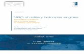 MRO of military helicopter engines - SIA Lab · MRO of military helicopter engines ... It therefore seems more relevant to categorise according to the size and the number ... OH-58
