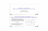EE105 – Fall 2014 Microelectronic Devices and Circuits ee105/fa14/lectures/Lecture23... · PDF file2 Lecture23-Amplifier Frequency Response 3 Common-Emitter Amplifier High Frequency
