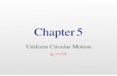 Chapter 5 Circular motion keynote copy - Faculty of Science · Uniform circular motion: ... f s! F N m! g F c=f s ... An episode of Quirks & Quarks on CBC radio illustrates the confusion