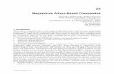 Magnesium Alloys Based Compositescdn.intechweb.org/pdfs/12759.pdf · Magnesium Alloys Based Composites 505 magnesium-based α-phase (lighter) and bcc lithium-based β-one (darker).