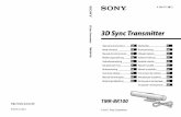 3D Sync Transmitter - Sony UK · TMR-BR100 4-180-471-26(1) 6 (GB) TMR-BR100 4-180-471-26(1) 120˚ When the TV is placed on a cabinet or table: Place the 3D Sync Transmitter in the