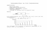 Introduction to Data Conversion - Engineering | … · Web viewApplications Multistep ADCs High-Resolution Displays Waveform Synthesis Complex Modulation Formats Instrumentation Storage