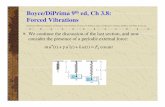 Boyce/DiPrima 9 ed, Ch 3.8: Forced Vibrations - Kentzheng/ODE_09Fall/ch3_8.pdf · Boyce/DiPrima 9 th ed, Ch 3.8: Forced Vibrations Elementary Differential Equations and Boundary Value