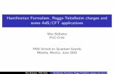 Hamiltonian Formalism, Regge-Teitelboim charges and …web.physics.ucsb.edu/~pasi/Banados.pdf · Hamiltonian Formalism, ... Contents 1.Hamiltonian Formalism for gauge theories. I