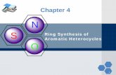 Chapter 4webpages.iust.ac.ir/naimi/Lectures/Heterocyclic Chemistry/Chapter 4... · Chapter 4 N O S Ring Synthesis of Aromatic Heterocycles 1 . 2 6.1 Reaction Types Most Frequently