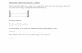 PRESSURE DROP AND LOSSES IN PIPE - Faculty of fkm.utm.my/~syahruls/pipe system/pipe system/1  · PDF filePRESSURE DROP AND LOSSES IN PIPE. When water (fluid) flows in a pipe, for