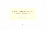 Electromagnetic Field Theory - Sicyon · Electromagnetic Field Theory BO THIDÉ Swedish Institute of Space Physics Uppsala, Sweden and Department of Astronomy and Space Physics Uppsala