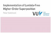 Petar Vukmirović Implementation of Lambda-Free Higher ...aitp-conference.org/2018/slides/hoE.pdf · Higher-Order Superposition. ... Automatic theorem proving ‒ challenge HOL ...