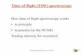 How time of flight spectroscopy works • in principle • in … · NCNR Summer School, June 18-22, 2001 1 Time of flight (TOF) spectroscopy How time of flight spectroscopy works
