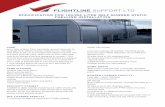 FLIGHTLIN E SUPPORT LTD · PDF fileInner tank of 6mm thick steel plate, ... A 2000mm deep cabinet extending full width of tank and ... Connections for Millipore test points