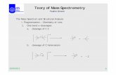 Teory of Mass Spectrometry - Website Personal - Institut ... · PDF fileTeory of Mass Spectrometry Taslim Ersam ... subsequent fragmentation of the remaining alkene d) For longer chain