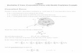 Recitation 9 Notes: Generalized Forces with Double ... · PDF fileGeneralized Forces on Double Pendulum - Problem Statement. A double pendulum is shown below with a force. F. acting
