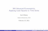 MA Advanced Econometrics: Applying Least Squares to Time Econometrics/part3.pdf  MA Advanced Econometrics: