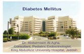 Diabetes Mellitus - kau · Background ð§Diabetes mellitus (DM) is chronic metabolic disorder caused by absolute or relative deficiency of insulin ð§Insulin is produced by †cells
