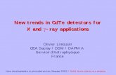 New trends in CdTe detectors for X and γ ray applicationsndip.in2p3.fr/beaune02/sessions/limousin.pdf · New trends in CdTe. detectors for . X and . γ-ray applications Olivier Limousin
