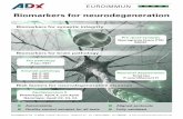 Biomarkers for neurodegeneration - ADX Home page · EUROIMMUN AG · D-23560 Luebeck (Germany) · Seekamp 31 · Tel +49 45158550 · Fax 5855591 · E-mail euroimmun@euroimmun.de Available