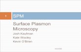 SPM Surface Plasmon Microscopy - Utah ECEblair/T/ece6460/papers/Lecture_19.pdf · Surface Plasmon Microscopy ... Summary 28 SPM imaging with lateral resolution ... (2005) Plasmonic