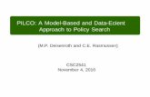 PILCO: A Model-Based and Data-Efficient Approach …duvenaud/courses/csc2541/slides/pilco.pdf · PILCO: A Model-Based and Data-E cient Approach to Policy Search ... (2006). Pattern