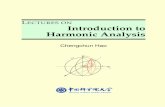 Lecture Notes on Introduction to Harmonic Analysis€¦ · LECTURES ON INTRODUCTION TO HARMONIC ANALYSIS Chengchun Hao AMSS, Chinese Academy of Sciences Email: hcc@amss.ac.cn Updated:
