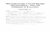 Microelectronic Circuit Design Third Edition - Part III ...jaegerblalock.com/MCD3EExerciseSolnsPart3.pdf · 1 Microelectronic Circuit Design Third Edition - Part III Solutions to