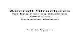 Aircraft Structures -   · PDF fileAircraft Structures . for Engineering Students . Fifth Edition . Solutions Manual . T. H. G. Megson