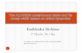 Toshitaka Uchino - rcnp.osaka-u.ac.jp · Toshitaka Uchino T. Hyodo, M. Oka 1 . ... Advantage : Few-body calculation (Λ* hypernuclei picture [1]) ... BNW[6] 11 [5] J. A. Oller and