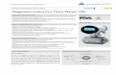 Magnetic-Inductive Flow Meter FMI · PDF fileIn the magnetic-inductive mea-surement method, ... Two vertically positioned fi eld coils generate ... Magnetic-Inductive Flow Meter FMI