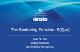 The Scattering Function: S(Q,ω - Home - ANSTO€¦ · The Scattering Function: S(Q ... is the scattering function of the system ... •Measuring the double differential cross-section