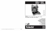 Toledo - FERMdoc.ferm.com/Servotool/documents/818850 Manual.pdf · Furadeira recarregável Batteriborrmaskine ... Check that: - the voltage of the ... - Contact your local Toledo