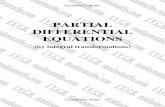 PARTIAL DIFFERENTIAL EQUATIONS - MadAsMaths · PDF fileFind the solution of partial differential equation by using Laplace transforms. ... Use Fourier transforms to convert the above