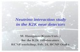 Neutrino interaction study in the K2K near detectorssakemi/neu/slide/hasegawa.pdf · Neutrino interaction study in the K2K near detectors ... ¾Introduction - K2K experiment and Near