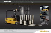 VF Series Electric Forklift Trucks with AC Technology0f6... · VF Series Electric Forklift Trucks with AC Technology ... ERP16 VF MWB/LWB mast details and capacity ratings ... Yale
