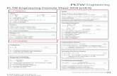 PLTW Engineering Formula Sheet 2018 (v18.0) .G = 6.67 x 10-11 m3/kgs2 € = 3.14159 h ... 10-2 0.01