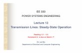 Lecture EE333 - lecture lwu/ee333/Lectures/Lecture EE333 - lecture 13.pdf  Surge impedance loading