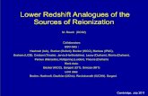 Lower Redshift Analogues of the Sources of … 92 hours z=2.67 z=3.75 y λ collaboration including M. Haehnelt G. Becker A. Bunker Rauch et al 2008 Accidental discoveries from a long-slit,
