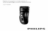 Freek Bosgraaf - Philips contour-following comb attachment, the self-sharpening cutting unit and the adjustment ring for selecting hair lengths of 1.5 to 18mm ensure excellent cutting