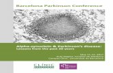 Barcelona Parkinson Conference - International .Barcelona Parkinson Conference Alpha-synuclein &