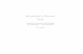 IntroductiontoPhotonics ——— Draft · IntroductiontoPhotonics ——— Draft ... Preface Photonics deals with controlled production, evolution, and detection of ... 1 Fundamentals